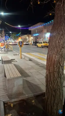 ایستگاه اتوبوس چهار راه شهدا قم در محله صفائیه