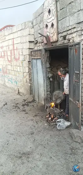 عکس کله پاچه پاک کنی در بادیان قم 2