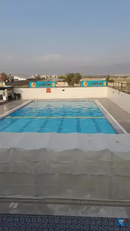 عکس های استخر روباز چهارفصل فرشته کرج