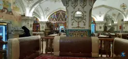 عکس سفره خانه سنتی باستانی در محله نقش جهان اصفهان 5