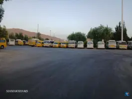 عکس پارکینگ سازمان اتوبوسرانی والفجر در شهرک سجادیه شیراز 2