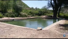 عکس استخر سر باز امامزاده عبدالله در هزارجریب نکا 3