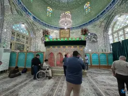 عکس آستان مقدس امامزاده موسی مبرقع (ع) در چهل اختران قم 3