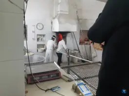 عکس نانوایی سنگگ نجفی؛ چهار مردان، قم 2