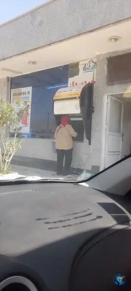 خودپرداز بانک ملی در آزادراه خلیج فارس قم