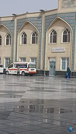 عکس فوریت های پزشکی زیرگذر حرم مطهر مشهد 2