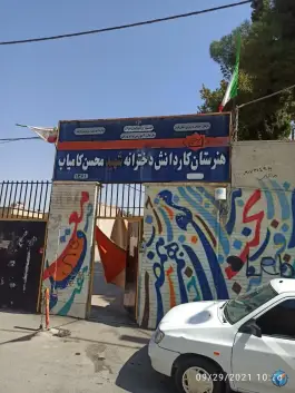 هنرستان کار و دانش دخترانه شهید محسن کامیاب، محله منبع آب، شیراز