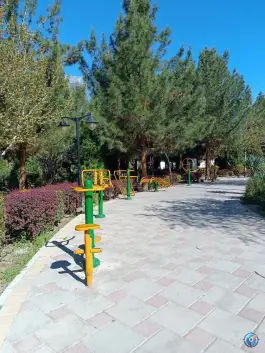 عکس پارک مکعب؛ نگین سبز محله مهرشهر کرج 8