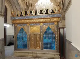 عکس گنبد خشتی امامزاده غیاث الدین محمد؛ پایین خیابان، مشهد 4