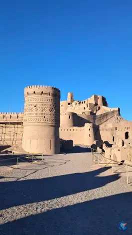 عکس عمارت کلاه فرنگی ارگ بم، محله ارگ بم، شهر بم 7