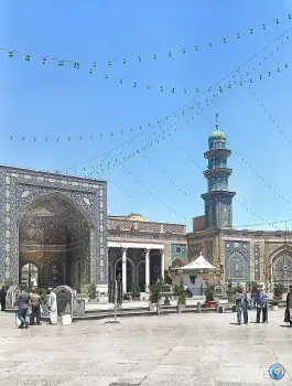 صحن مسجد اعظم قم، حجتیه، ارم
