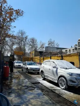 عکس کارواش باران آتشگاه اصفهان 2