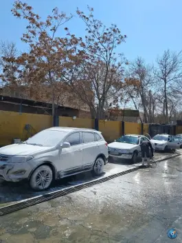عکس کارواش باران آتشگاه اصفهان 5