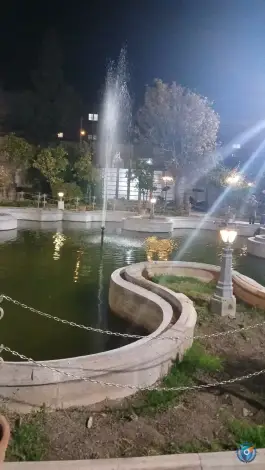 عکس حوض عمارت شاپوری، انوری، شیراز 8