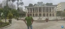 عکس حوض عمارت شاپوری، انوری، شیراز 9