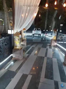 عکس تالار پذیرایی قصر رز، آبشار، کرج 3