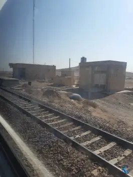 عکس ایستگاه راه آهن سپررستم، روستای کاج، قم 4