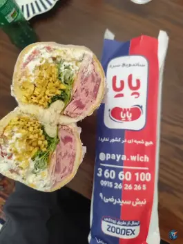 عکس ساندویچ سرد پایا ویچ، محله سید رضی مشهد 3