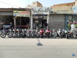 عکس نمایشگاه موتورسیکلت فیروزی، شهرک امام حسین، قم 1