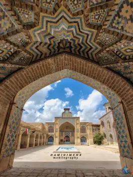 عکس مسجد مشیرالملک، سنگ سیاه، شیراز 4