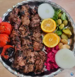 کبابی عمو جمشید، خشکبیجار، بلوار مطهری