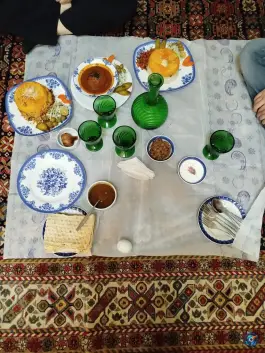 عکس سفره خانه و چایخانه سنتی حاج داداش، محله بازار زنجان 6