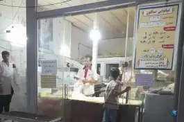 نانوایی تافتون محله حاج زینل قم