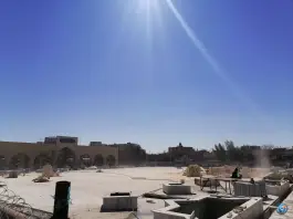 صحن حرم امامزاده موسی مبرقع، چهل اختران، قم
