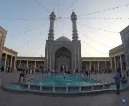 عکس مسجد اعظم، محله ارم، قم 5