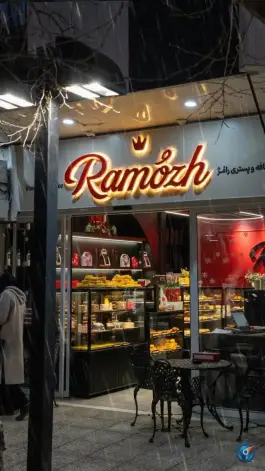 کافه و شیرینی رامژ، پاسداران، شیراز