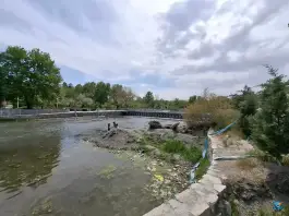 پل تاریخی وکیل آباد کوهستان پارک مشهد