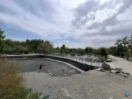 عکس پل تاریخی وکیل آباد کوهستان پارک مشهد 4