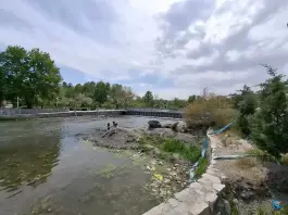 عکس پل تاریخی وکیل آباد کوهستان پارک مشهد 6