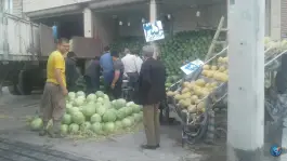 هندوانه فروشی مردی، قلعه کامکار، قم