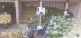 عکس هندوانه فروشی مردی، قلعه کامکار، قم 3