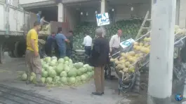 عکس هندوانه فروشی مردی، قلعه کامکار، قم 6