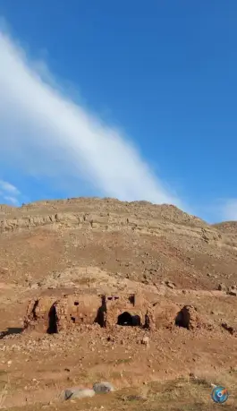 عکس بقایای کاروانسرای دوران شاه عباس صفوی، زاوین، مشهد 3