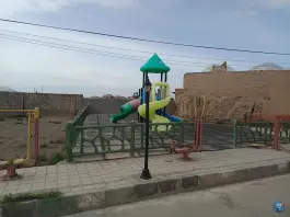 عکس های پارک بازی و سرسره دولت آباد آقا قم