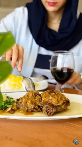 رستوران ایرانی آفتاب، محله صفائیه، یزد