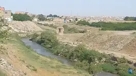 عکس بقایای پل تاریخی شاهی کشف رود، ارشاد، مشهد 5