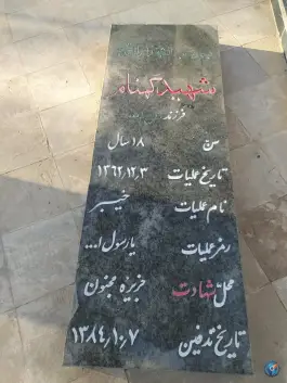 عکس مزار شهدای گمنام دانشگاه آزاد اسلامی واحد کاشمر 3