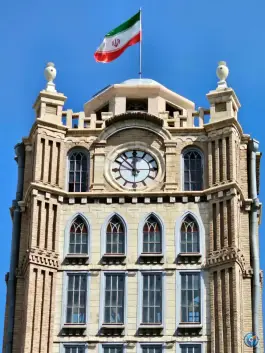 عکس کاخ موزه عمارت شهرداری «برج ساعت» تبریز 4