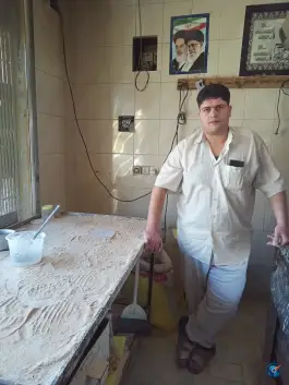 عکس نانوایی بربری محله شاه سید علی قم 2