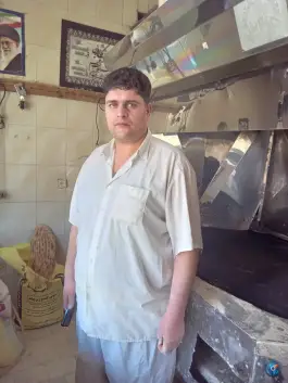 عکس نانوایی بربری محله شاه سید علی قم 3