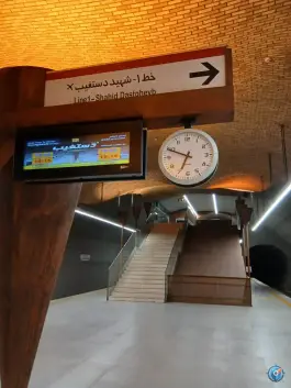 عکس ایستگاه مترو وکیل الرعایا، گود عربان، شیراز 2
