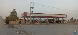 عکس پمپ بنزین کویر سرخ آزادراه حرم تا حرم قم 1