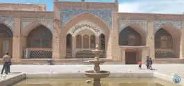 عکس کتابخانه مسجد جامع در محله رضویه قم 1