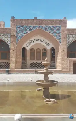 عکس کتابخانه مسجد جامع در محله رضویه قم 2