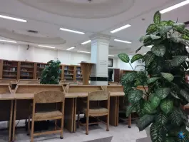 عکس کتابخانه عمومی آیت الله حائری «فیضیه» محله ارم قم 1
