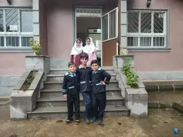 عکس دبستان ادب لکه پرده سر فومن 1